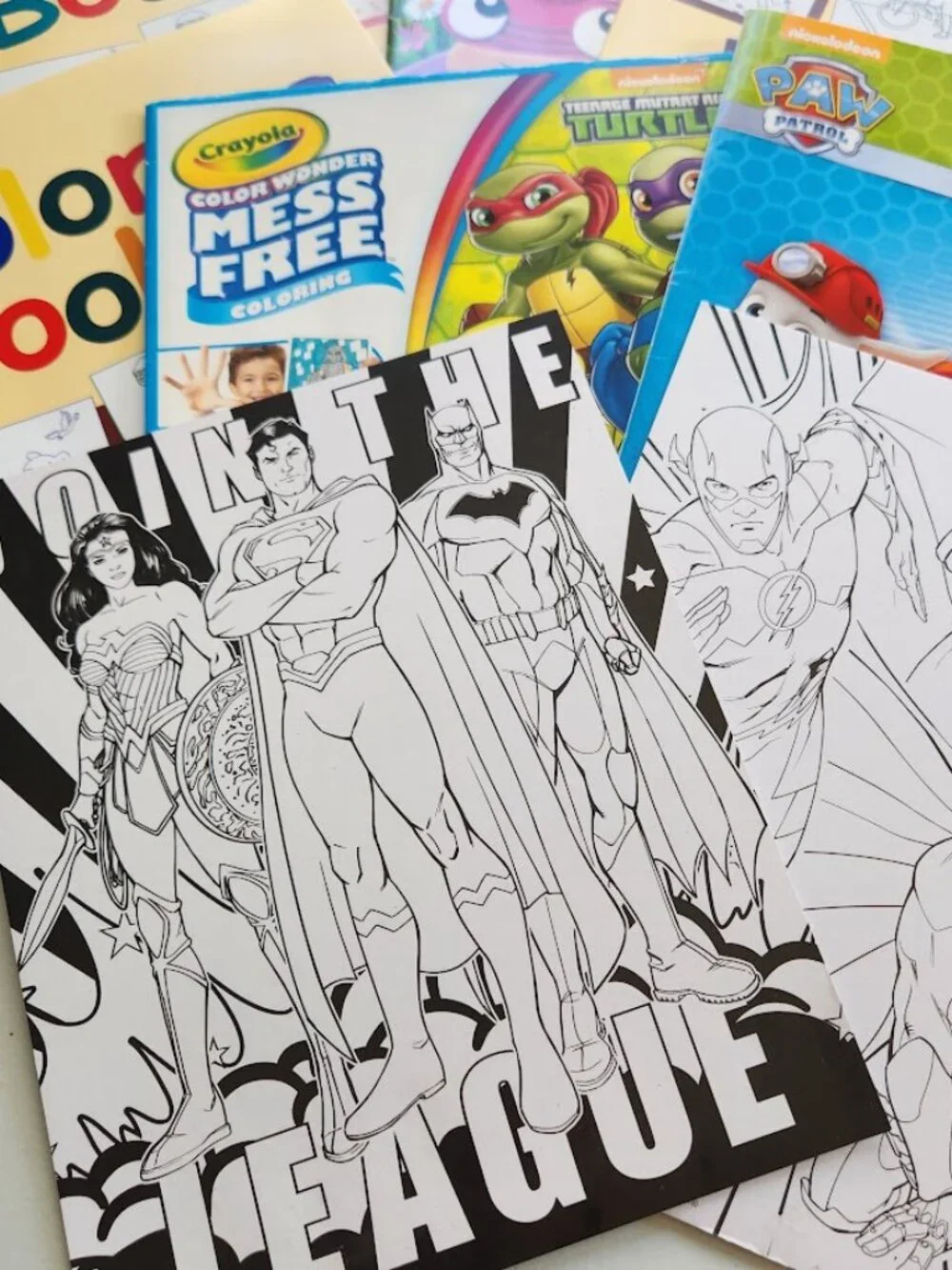 Coloring Books Book Bundle Paw Patrol Avengers Super Hero Teenage Mutant Ninja T